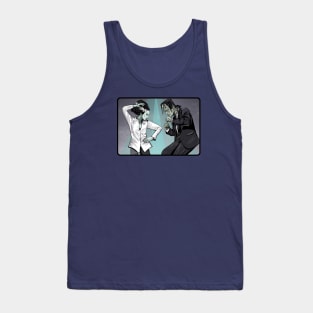 Pulp Frankenstein -cinematic motif Tank Top